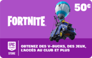 Carte Fortnite 50 €