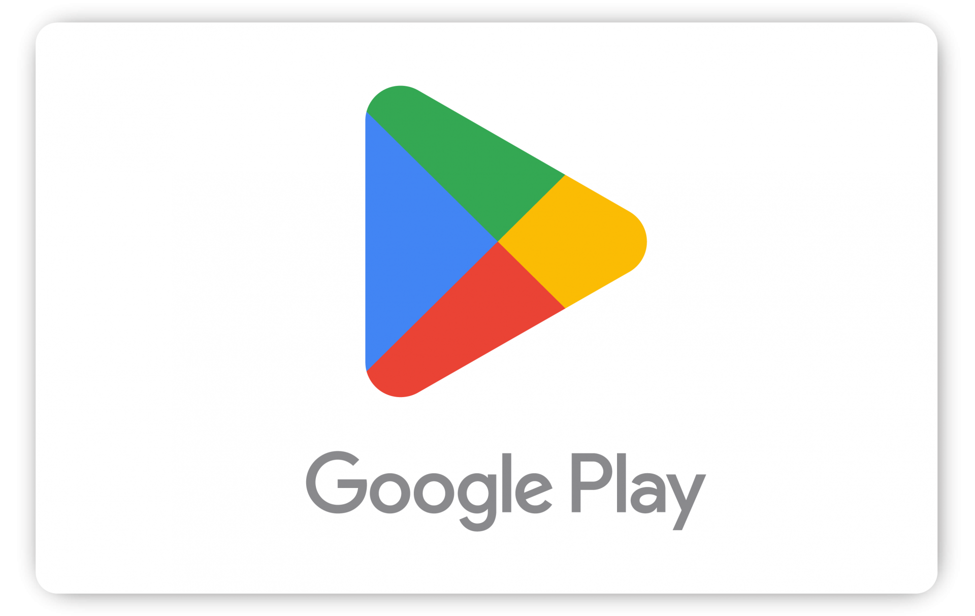 e-carte Google Play variable